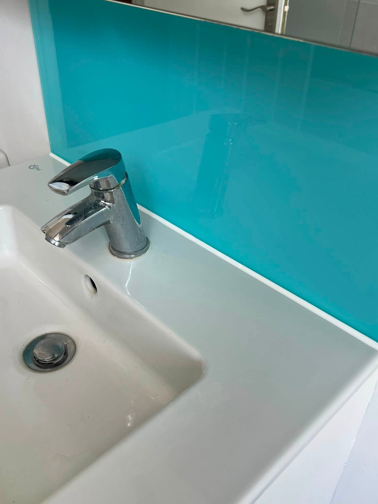 Silicone Solutions finished washbasin sealing detail